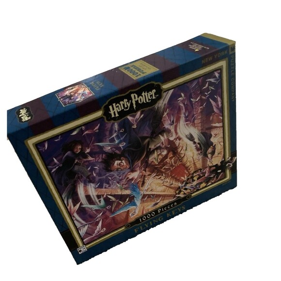 Harry Potter Flying Keys 1000 Piece Puzzle New York Puzzle Company EUC - Picture 7 of 7